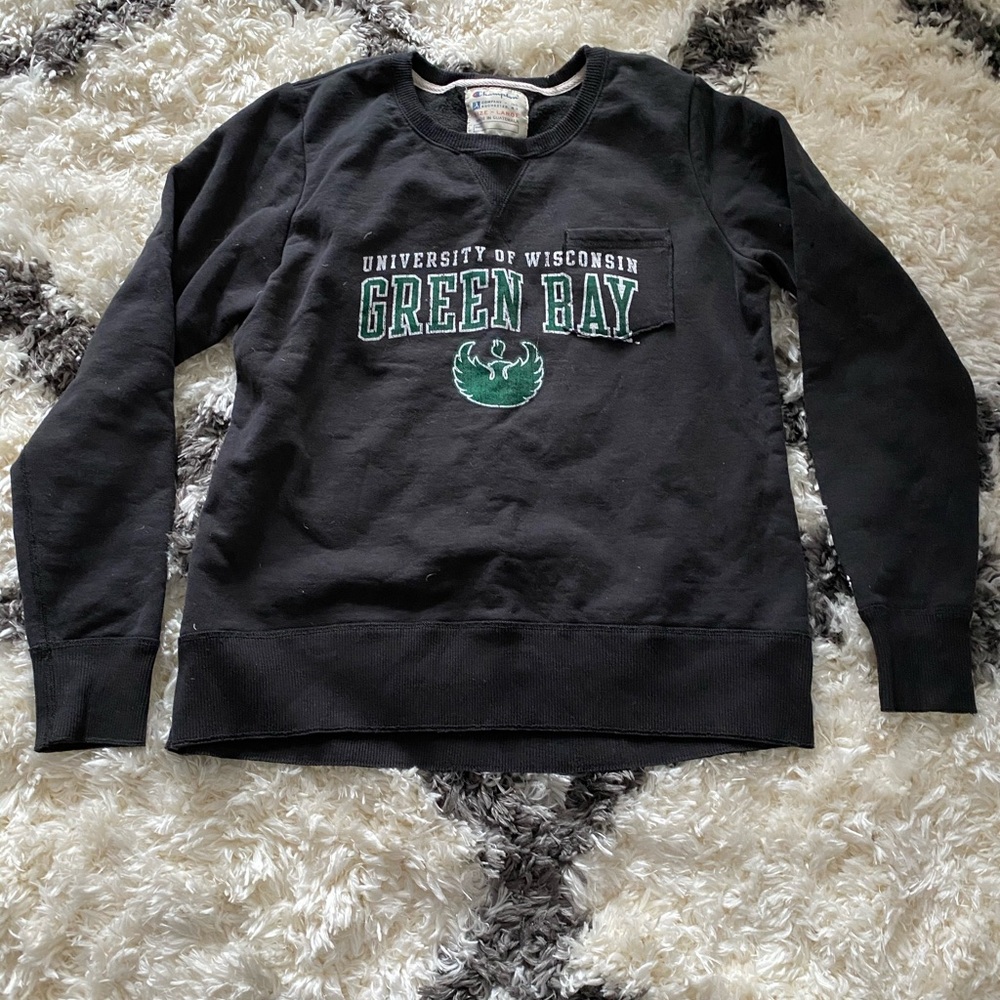 UWGB Champion Crew Neck Sweatshirt